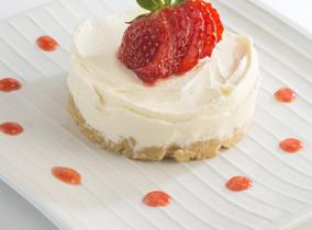 2014 Create & Cook winners recipes - Alice's Strawberry Cheesecakes with strawberry coulis