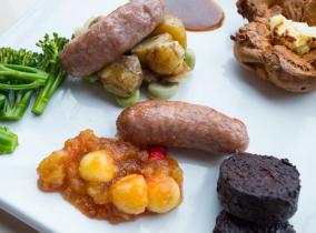 2016 Create & Cook Winning recipe – Scott’s Hampshire Goat Sausages with Yorkshire Puddings